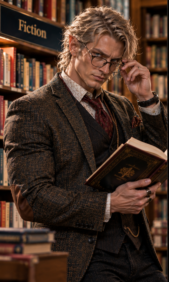 Bookstore Boy approved portrait